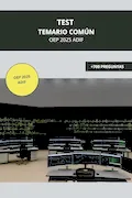 Portada del libro: Test Temario Común ADIF Personal Operativo: Preguntas Tipo Test Temario Común Personal Operativo OEP ADIF - Factor Circulación, Encargado de Trabajos, Ayudante Ferroviario, Factor, Etc