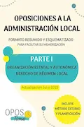 Portada del libro: OPOSTIME OPOSICIONES A LA ADMINISTRACIÓN LOCAL. TEMARIO COMÚN ESQUEMATIZADO (PARTE I): Derecho constitucional, Organización estatal y autonómica, ... (Actualizados) (PREPARACIÓN OPOSICIONES)