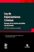 Ley de Enjuiciamiento Criminal. Estatuto de la Víctima del Delito. Ley del Jurado. Incluye índice analítico 7ª Edición Portada del libro: Ley de Enjuiciamiento Criminal. Estatuto de la Víctima del Delito. Ley del Jurado. Incluye índice analítico 7ª Edición
