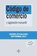 Portada del libro: Código de Comercio: y legislación mercantil (Derecho - Biblioteca de Textos Legales)