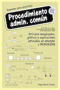 Portada del libro: Esquemas para Opositores. Procedimiento Administrativo Común: Artículos desglosados, gráficos y explicaciones enfocados en entender y MEMORIZAR