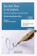 Portada del libro: Escribir bien es de justicia: Técnicas de expresión escrita para juristas (Gestión de Despachos)