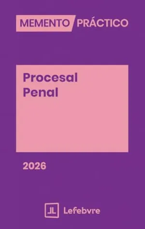 Memento Procesal Penal 2026 (MANUALES) Portada del Libro: Memento Procesal Penal 2026 (MANUALES)