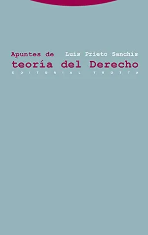 Portada del Libro: Apuntes De Teoría Del Derecho (ESTRUCTURAS Y PROCESOS - DERECHO)