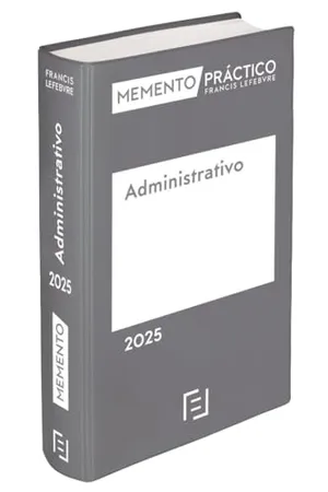 Portada del Libro: Memento Administrativo 2025 (MANUALES)