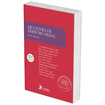 Portada del Libro: LECCIONES DE DERECHO PENAL. PARTE ESPECIAL (MANUALES)