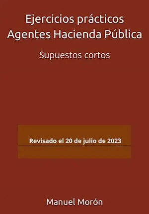 Portada del Libro: Ejercicios prácticos Agentes Hacienda Pública