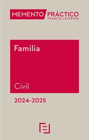 Portada del Libro: Memento Familia (Civil) 2024-2025 (MANUALES)