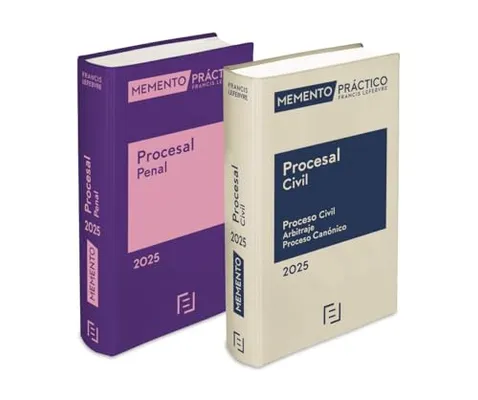 Portada del Libro: Pack Memento Procesal Civil 2025+ Memento Procesal Penal 2025 (MANUALES)