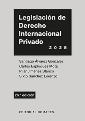 Portada del Libro: Legislación de derecho internacional privado (26 ed.)