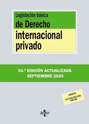 Portada del Libro: Legislación básica de Derecho Internacional privado (Derecho - Biblioteca de Textos Legales)