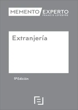 Portada del Libro: Memento Experto Extranjería (5ª EDICIÓN)