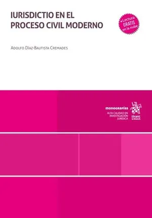 Portada del Libro: Iurisdictio en el proceso civil moderno (Monografías)