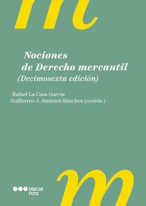 Portada del Libro: Nociones de Derecho mercantil 16.ª ed. (Manuales universitarios)