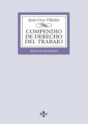 Portada del Libro: Compendio de Derecho del Trabajo (Derecho - Biblioteca Universitaria de Editorial Tecnos)