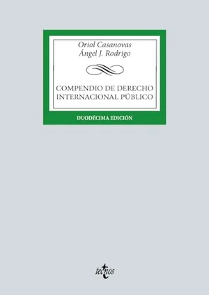 Portada del Libro: Compendio de Derecho Internacional Público (Derecho - Biblioteca Universitaria de Editorial Tecnos)