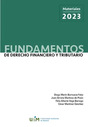 Portada del Libro: Fundamentos de Derecho Financiero y Tributario. Materiales 2023.