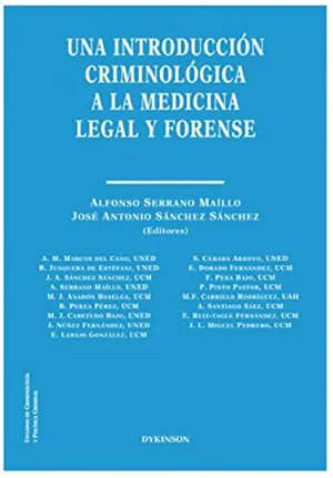 Portada del Libro: Una Introducción Criminológica A La medicina legal y Forense (SIN COLECCION)
