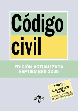 Portada del Libro: Código Civil (Derecho - Biblioteca de Textos Legales)