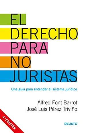 Portada del Libro: El derecho para no juristas: Una guía para entender el sistema jurídico (Deusto)