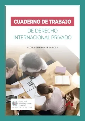 Portada del Libro: Cuaderno de trabajo de Derecho Internacional Privado (Monografía)