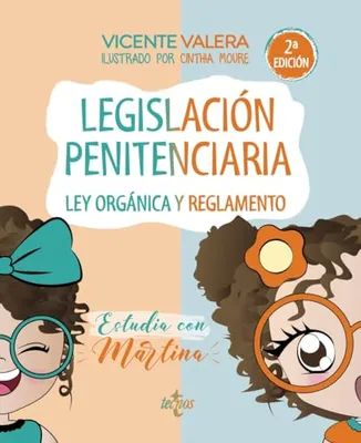 Portada del Libro: Legislación penitenciaria. Estudia con Martina: Ley orgánica y reglamento (Derecho - Práctica Jurídica)