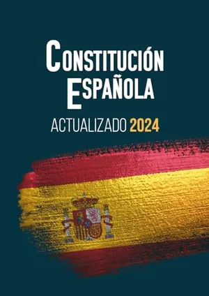 Portada del Libro: CONSTITUCIÓN ESPAÑOLA: Edición actualizada para opositores A4 gran formato