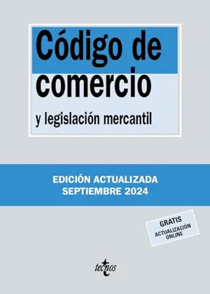 Portada del Libro: Código de Comercio: y legislación mercantil (Derecho - Biblioteca de Textos Legales)
