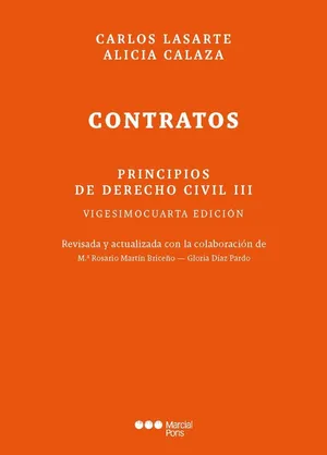 Portada del Libro: Principios de Derecho civil T. III: Tomo III: Contratos 24ª ED. (Manuales Universitarios)