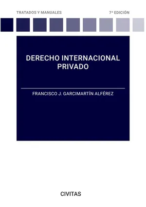 Portada del Libro: Derecho Internacional Privado (Tratados y Manuales de Derecho)