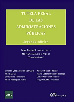 Portada del Libro: Tutela Penal de las Administraciones Públicas (SIN COLECCION)