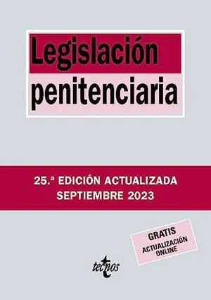 Portada del Libro: Legislación penitenciaria (Derecho - Biblioteca de Textos Legales)