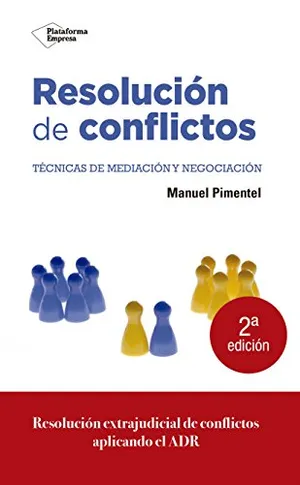 Portada del Libro: Resolucion De Conflictos: Técincas de mediación y negociación (EMPRESA)