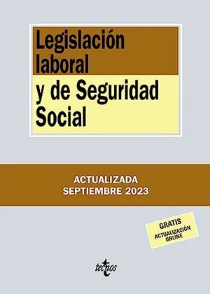 Portada del Libro: Legislación laboral y de Seguridad Social (Derecho - Biblioteca de Textos Legales)