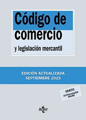 Portada del Libro: Código de Comercio: y legislación mercantil (Derecho - Biblioteca de Textos Legales)