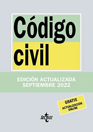 Portada del Libro: Código Civil (Derecho - Biblioteca de Textos Legales)