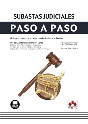 Portada del Libro: Subastas judiciales. Paso a paso: Guía pormenorizada del procedimiento de subastas: 1