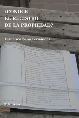 Portada del Libro: ¿Conoce el Registro de la Propiedad? (SIN COLECCION)