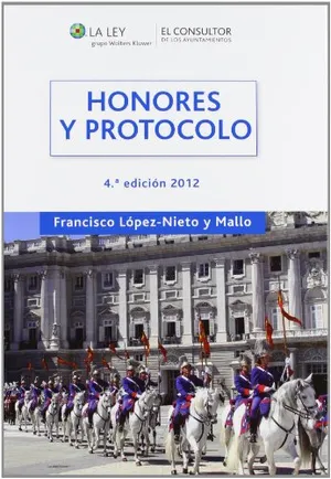 Portada del Libro: Honores y protocolo (4.ª edición) (SIN COLECCION)