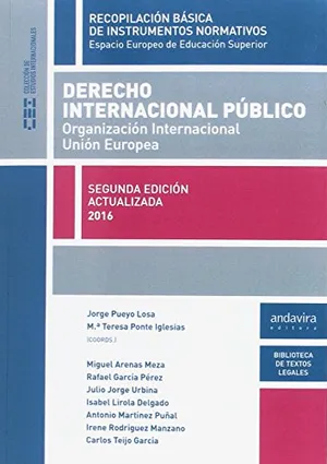 Portada del Libro: Derecho Internacional Público.(2ª ed.) Actualizada 2016 Organización Internacion (Colección de Estudios Internacionales)