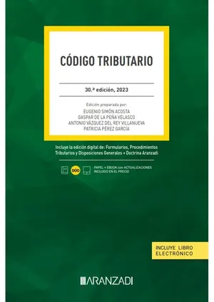 Portada del Libro: Código Tributario: 9 (Código Básico)