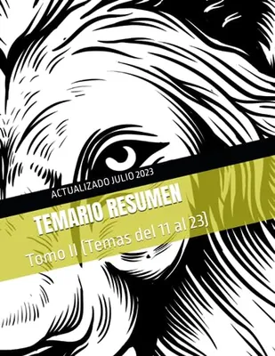 Portada del Libro: TEMARIO RESUMEN: Tomo II (Temas del 11 al 23)
