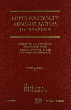 Portada del Libro: Leyes Políticas y Administrativas de Navarra (Código Profesional)