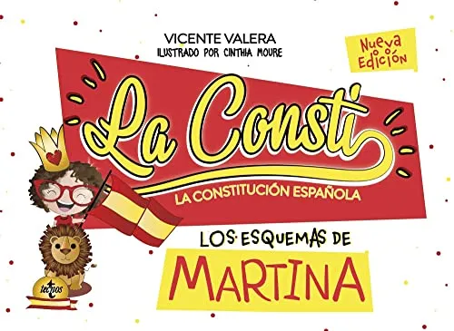 Portada del Libro: Constitución Española. Los esquemas de Martina (Derecho - Práctica Jurídica)