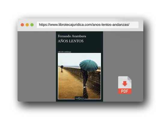 Vista previa del PDF del libro Años lentos (Andanzas)