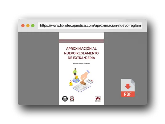 Vista previa del PDF del libro Aproximación al nuevo Reglamento de extranjería (biblioteca juridica de bolsillo)