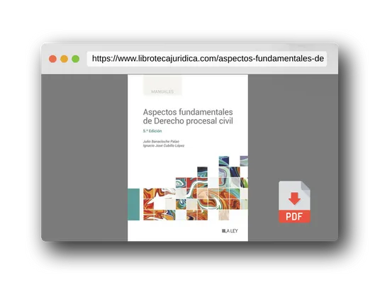 Vista previa del PDF del libro Aspectos fundamentales de Derecho procesal civil (5.ª edición) (MANUALES PROFESIONALES)