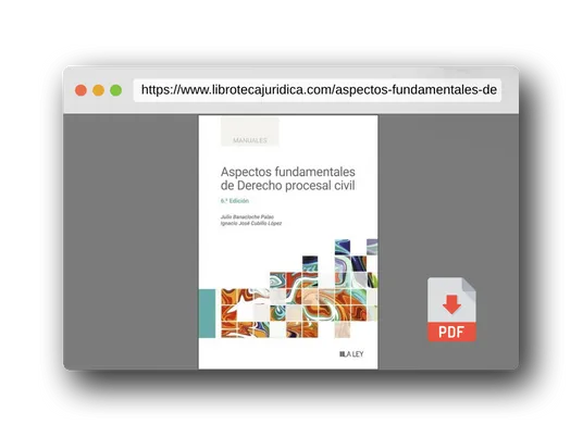 Vista previa del PDF del libro Aspectos fundamentales de derecho procesal civil (Manuales Universitarios)