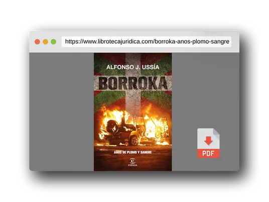 Vista previa del PDF del libro Borroka: Años de plomo y sangre (NO FICCIÓN)