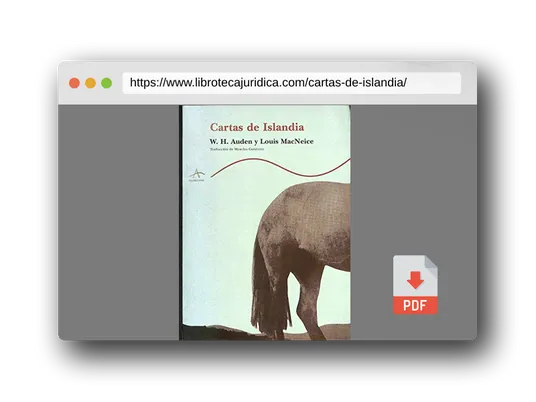 Vista previa del PDF del libro Cartas de Islandia